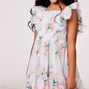 Gorgeous Janie and Jack Floral Smocked Ruffle Dress